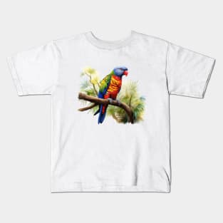 Rainbow Lorikeet Kids T-Shirt